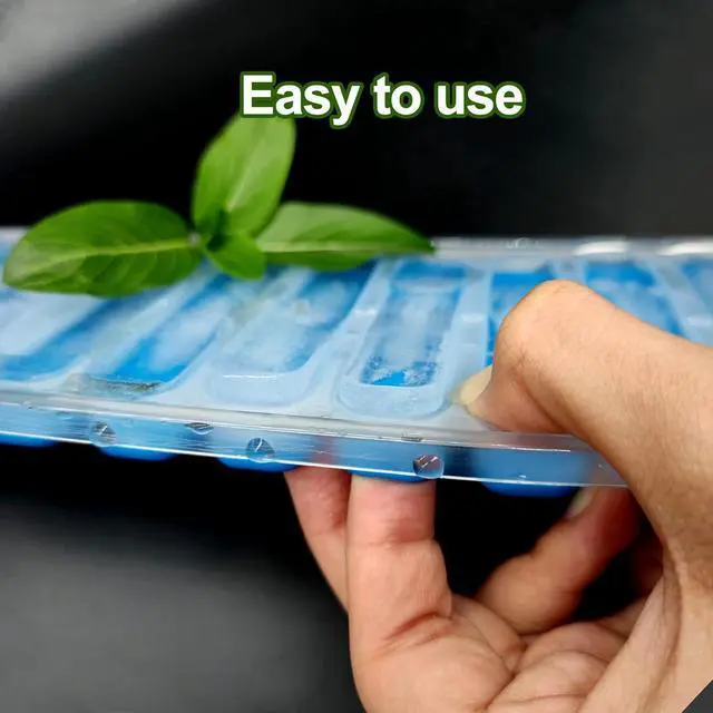 Alt view image 5 of 7 - Medsuo Water Bottle Ice Cube Tray with Lid, Long Ice Sticks Mould | Easy to Pop & Clean, Sturdy, 10-Cavity, Thin Ice Blocks Tray for Water Bottle Narrow Opening Drink Jug Whiskey Cocktail