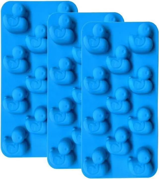 Main image of 3 SET OF Funny Shaped Silicone Mold For Chocolate, Ice Cube Tray Party and Favors SAMZAREULO (DUCK)