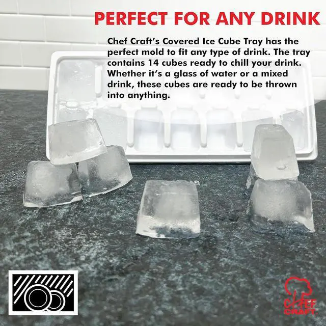 Alt view image 3 of 6 - Chef Craft Ice Cube Tray with Lid