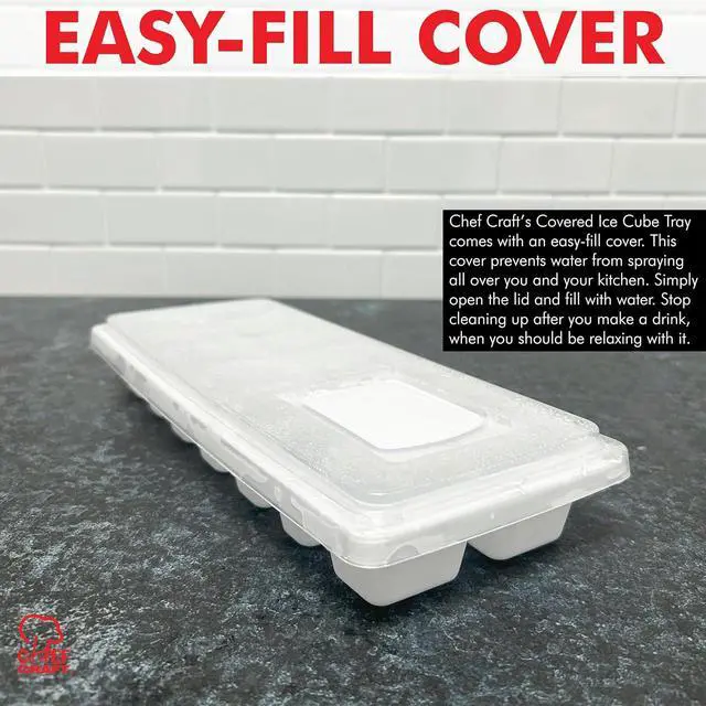 Alt view image 4 of 6 - Chef Craft Ice Cube Tray with Lid