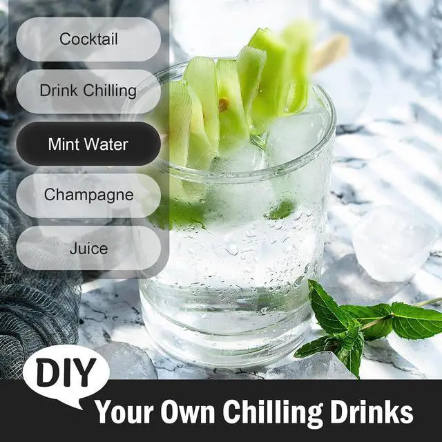Alt view image 5 of 7 - DclobTop Ice Cube Trays for Freezer - 3 Pack 42 Ice Cubes, Easy to Release Plastic Silicone Trays with Spill-Resistant Lids, Reusable Stackable Tray for Cocktails, Drinks and Coffee, BPA-Free,Black