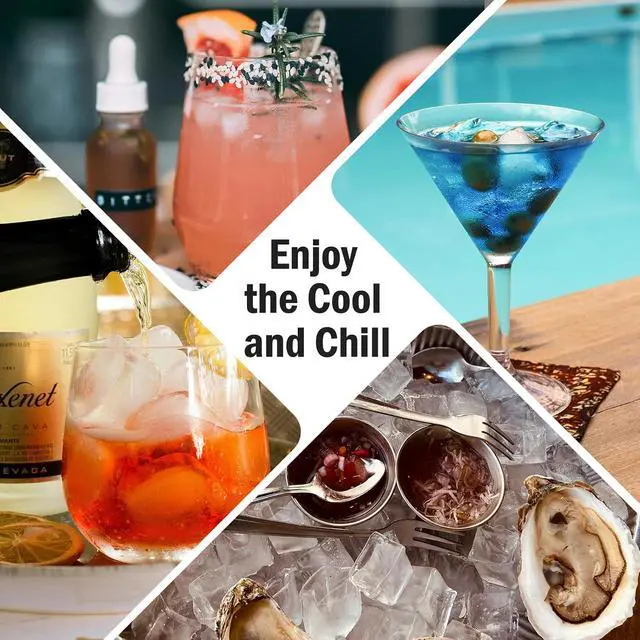 Alt view image 7 of 7 - DclobTop Ice Cube Trays for Freezer - 3 Pack 42 Ice Cubes, Easy to Release Plastic Silicone Trays with Spill-Resistant Lids, Reusable Stackable Tray for Cocktails, Drinks and Coffee, BPA-Free,Black