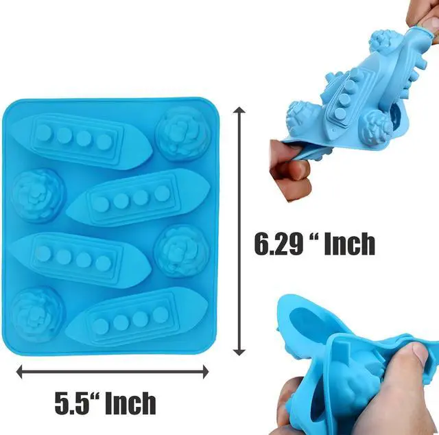 Alt view image 3 of 7 - Titanic Shape Ice Tray