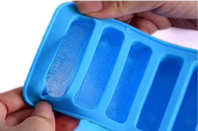 Alt view image 5 of 5 - 2 Ice Tube Making Trays for Water Bottles - 2pc Sets