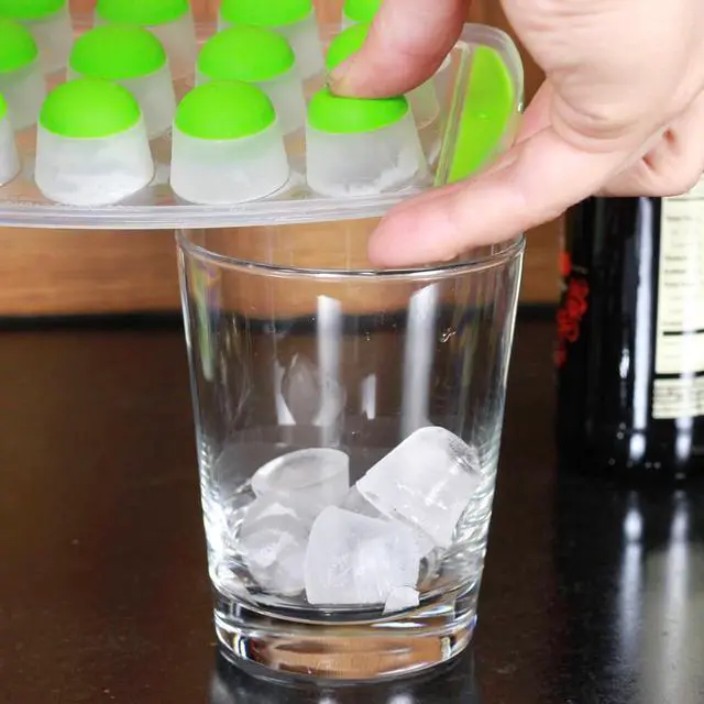 Alt view image 3 of 5 - Chef Craft Select Plastic Ice Cube Tray, 11 inch in length yields 21 cubes, Color May Vary