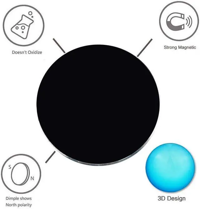 Alt view image 4 of 7 - Planetary Refrigerator Magnets - 12 Pack Fridge Magnets, 1.35 Inches Diameter, Best Housewarming Home Decorations Gift.