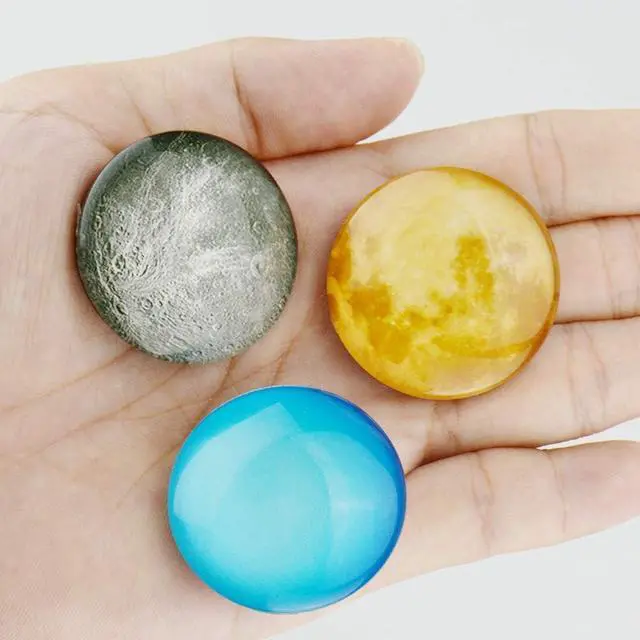 Alt view image 7 of 7 - Planetary Refrigerator Magnets - 12 Pack Fridge Magnets, 1.35 Inches Diameter, Best Housewarming Home Decorations Gift.