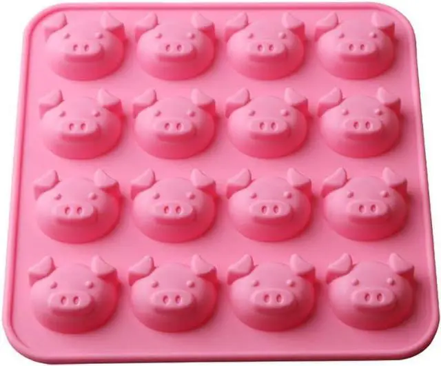 Main image of Pig Mold Silicone DIY Mold for Chocolate Candy Ice Cube 16 Cavity