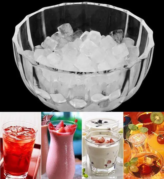 Alt view image 5 of 6 - Yueton 160 Tray Silicone Frozen Mini Cube Ice Mold Candy Chocolate Jelly Mold (White)