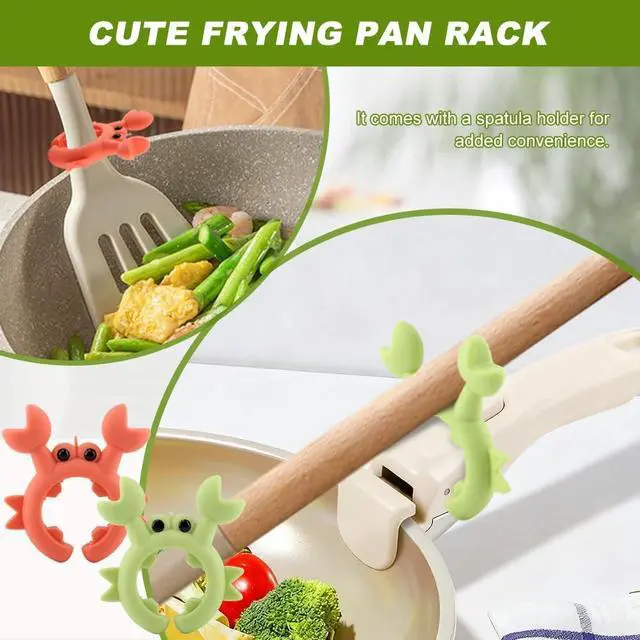 Alt view image 5 of 6 - Removable Pot Handle, Detachable Pan Handles with 2 Spoon Rests, Universal Pot Handle for All Cookware, Replacement Handles for Pots and Pans Fits All Cookware(Color:White)