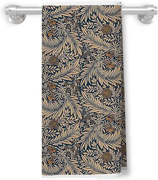 Main image of Vintage Botanical Floral Dish Towels, Retro Leaf Flower Tea Towels for Kitchen and Bathroom, Cottagecore Decor, 16x24 Inch