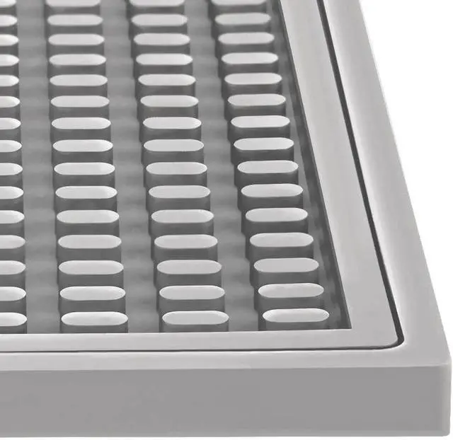 Alt view image 6 of 7 - watchget Silicone Coffee Bar Mat 12 x 6 Inch, Gray | Heat-Resistant Spill Mat, Food Safe, Non-Slip, Durable Cup Drying Mat, for Countertop and Coffee Station, Flat Design