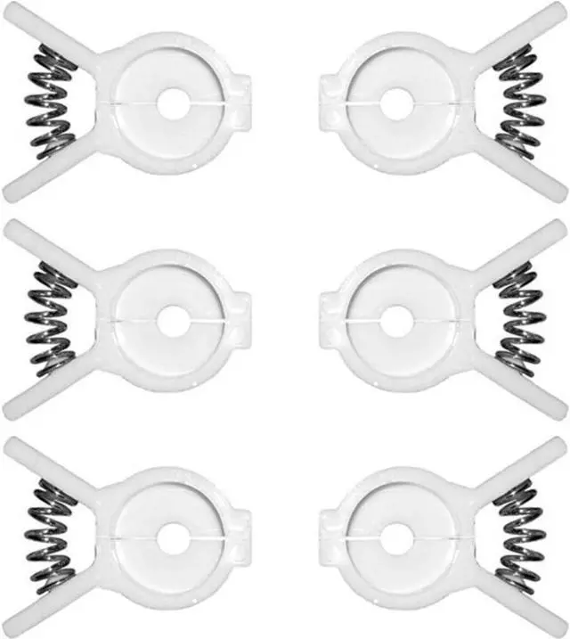 Main image of Bread, Bagel, or Chips Clips Set, White (6-Count)