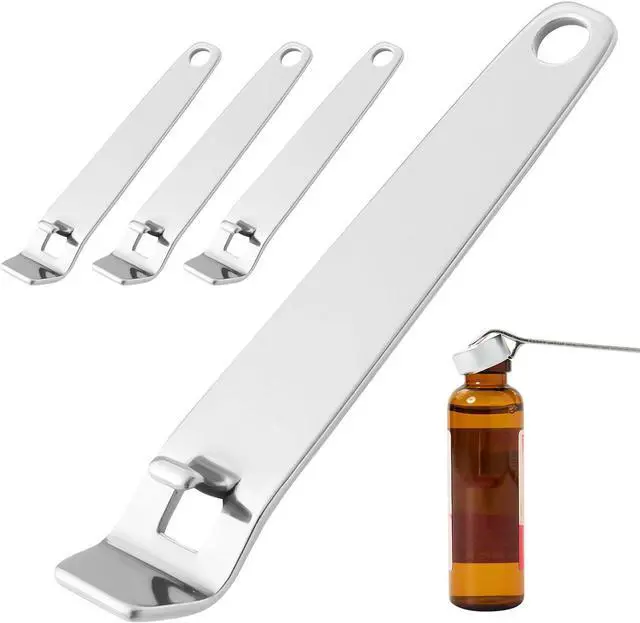 Main image of 4-Pack Peyiuio Vial Opener and Small Bottle Opener, Stainless Steel