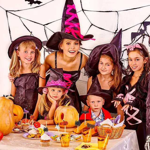 Alt view image 7 of 7 - FOIMAS 140pcs Halloween Cocktail Picks,Pumpkin Spider Ghost Bamboo Toothpicks Sticks for Appetizers Fruit Food Cake Halloween Party Decoration Supply