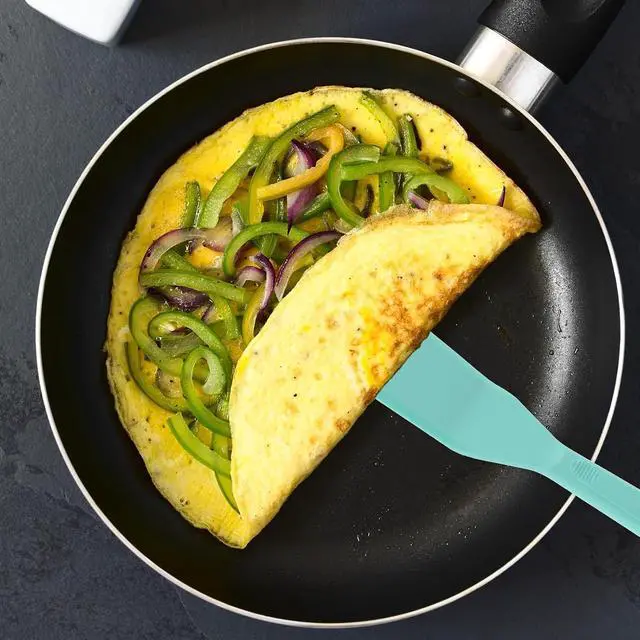 Alt view image 6 of 7 - 2 PCS Crepe Spatula Narrow Spatula Long Heat Resistant Silicone FlipperSpatula Non Stick for Cooking Egg Burgers Pizza Pancake Steak Omelet