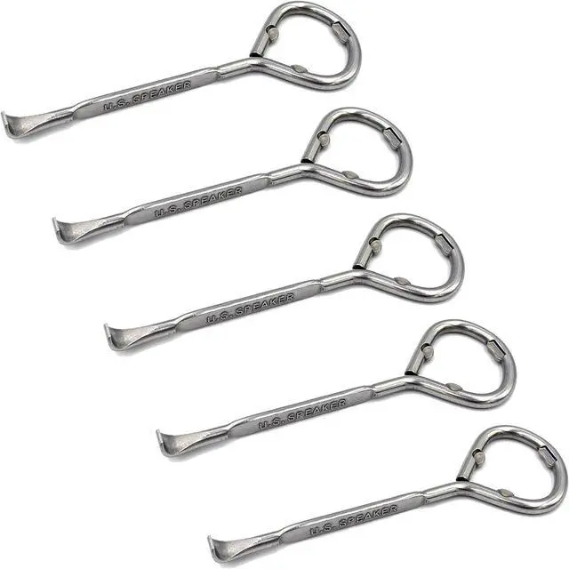 Main image of U.S. Speaker Stainless Steel Paint Can Opener Wide Tip Paint Key with Bottle Opener Heavy Duty Painter Tool for Opening Paint Lids (5)