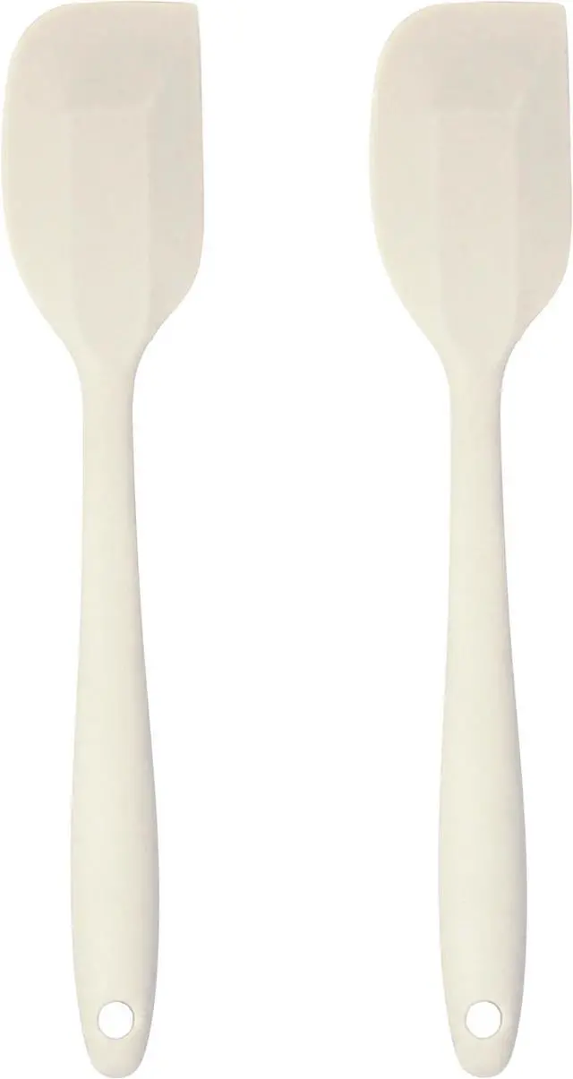 Main image of Silicone Spatula Set 2-Piece Set of Rubber Spatulas for Non-Stick Cookware Kitchen Tools and Accessories with Comfortable Handles, Heat-Resistant Utensils for Cooking and Baking Cream