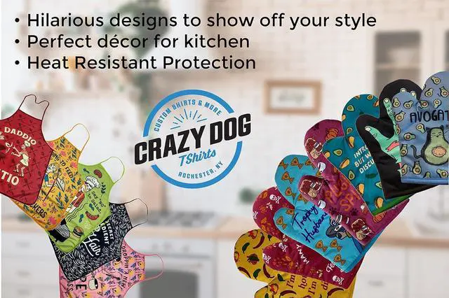 Alt view image 4 of 7 - Don't Make Me Poison Your Food Oven Mitt Funny Oven Mitt | Funny Graphic Kitchenwear, Graphic , Cool Food, Heat Protection, Novelty Cookware