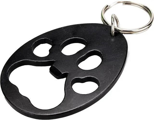 Alt view image 5 of 7 - Swatom Dog Paw Keychain Bottle Opener Beer Opener Tool, Key Tag Chain Ring, 6 Piece