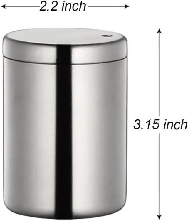Alt view image 7 of 7 - AYCCNH Stainless Steel Toothpick Holder Dispenser, High-capacity Thickening Tooth Picks Container for Kitchen ( No Toothpicks)