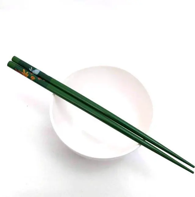 Alt view image 4 of 5 - JapanBargain 3644, Bamboo Chopsticks Reusable Japanese Chinese Korean Chopsticks Set Wood Chop Sticks Hair Sticks 5 Pair Gift Set Dishwasher Safe, 9 inch, 2 Packs