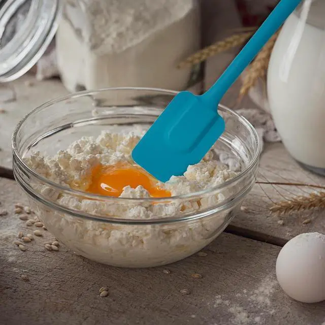Alt view image 4 of 6 - Mrs. Andersons Baking Silicone Spatula, Flexible And Nonstick, One-Piece Design, Turquoise, For Mixing, Folding, Scraping, Baking, And Cooking