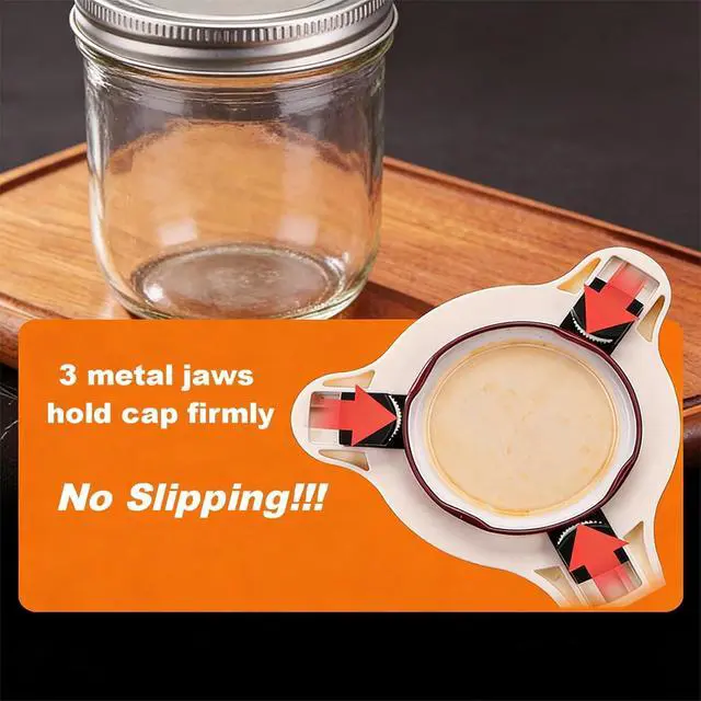 Alt view image 5 of 6 - 4-in-1 Adjustable Jar & Bottle Opener for Seniors & Weak Hands | Upgrade Kitchen Gadget for People with Arthritis, Stainless Steel Claws, Non-Slip & Easy Grip, Manual Lid Remover