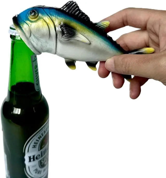 Alt view image 5 of 7 - Tuna Bottle Opener,Novelty Fish Beer Soda Opener,Fisherman Gift,Resin Tuna Fish Decoration