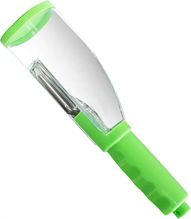 Main image of Storage Style Peel Knife, 8 Inch x 2.3 Inch Green Peeler for Vegetables and Fruits (Green)