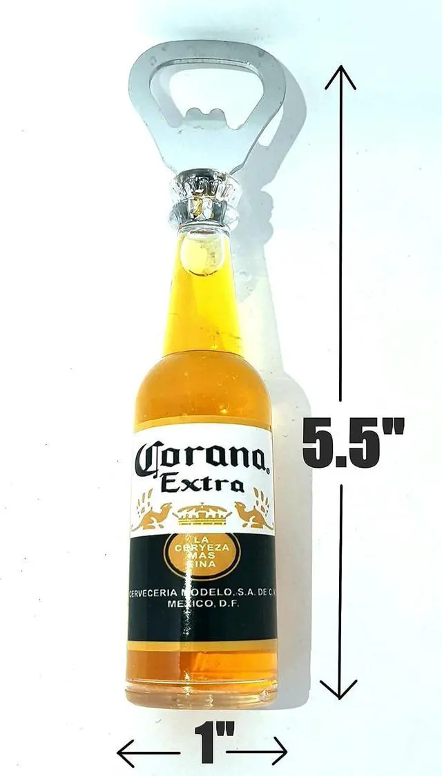 Alt view image 4 of 4 - Magnetic Corona Beer Bottle Opener - Unique Funny Man Cave Decor Accessory for Barbecue BBQ Parties