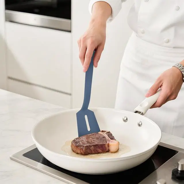 Alt view image 3 of 7 - Kitchen Silicone Cooking Utensils Set of 6 with Holder, 600F Heat Resistant, BPA Free Cleanup