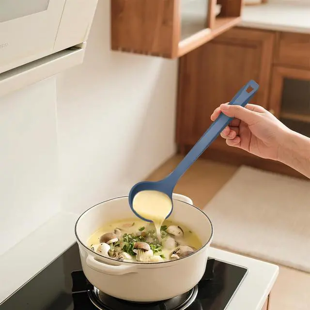 Alt view image 6 of 7 - Kitchen Silicone Cooking Utensils Set of 6 with Holder, 600F Heat Resistant, BPA Free Cleanup