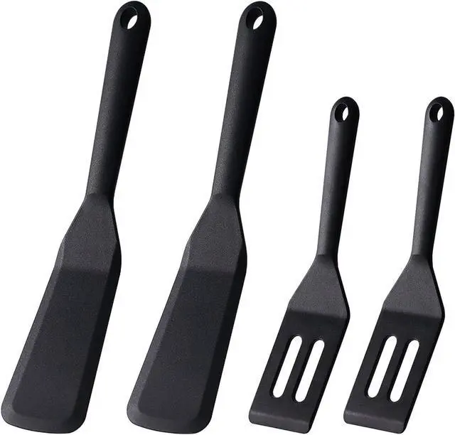 Main image of Small Silicone Spatulas 4PC, Flexible Brownie Spatula for Cooking | Easy to Clean, Flexible, Reusable, Hangable, Nonstick