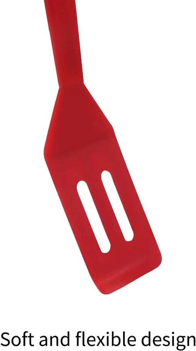 Alt view image 7 of 7 - Small Spatula, 2 PCS Mini Tiny Flexible Silicone Kitchen Turner Spatulas Set for Nonstick Cookware
