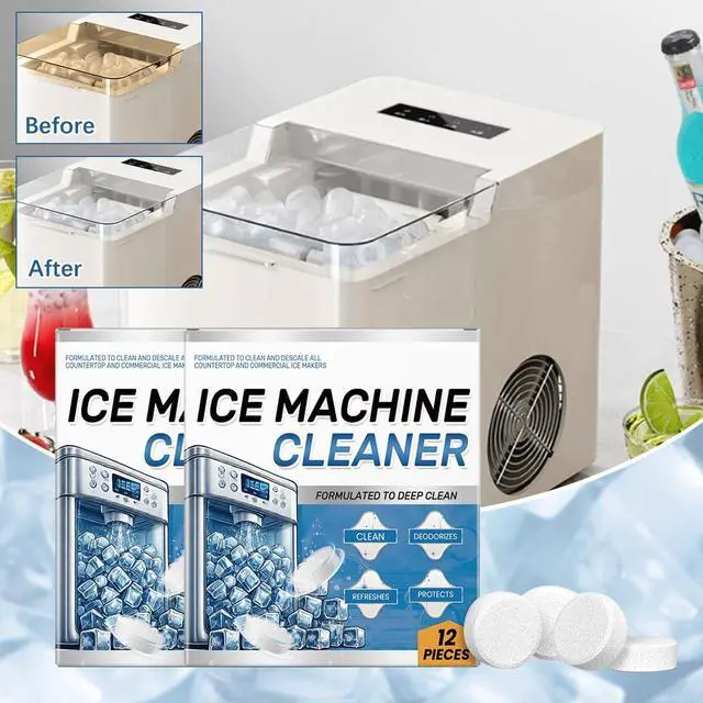 Alt view image 7 of 7 - YIVANNUO Ice Machine Cleaner Maker Descaler - 24 Clean Tablets, Compatible with Opal, Kitchenaid, Nickel Safe Scale Remover for Countertop, Deep Cleaning, Remove odor, Bulk 1 Year Supply