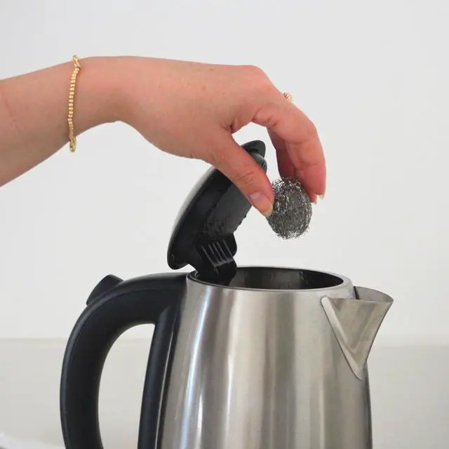 Alt view image 3 of 7 - Chef Aid Stainless Steel Doughnut Kettle Descaler, Silver