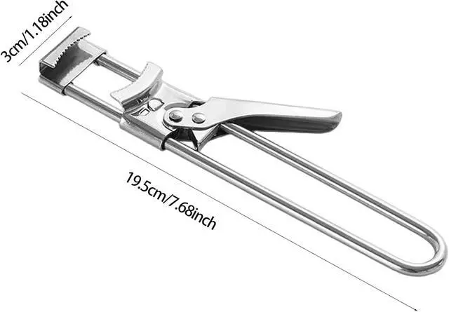 Alt view image 3 of 7 - 2 Pack Adjustable Stainless Steel Jar Opener, Easy Grip Manual Bottle & Tight Lid Opener for Elderly, Arthritis, Women and Children