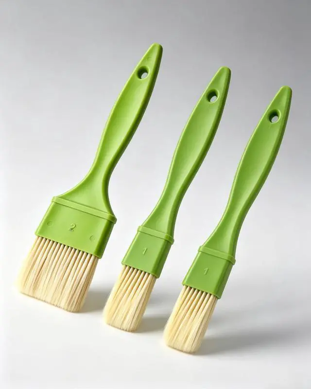 Main image of Pastry Brush-Basting Brush Food Grade for Cooking Baking BBQ | Heat Resistant Baster Brush, Non-Shed, Easy to Clean & Use, Dishwasher Safe, Ideal for Butter Oil Marinade Sauce 1 & 2 Inch