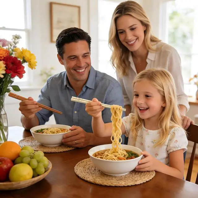 Alt view image 4 of 7 - 5 Pairs Fiberglass Chopsticks Reusable | Dishwasher Safe | BPA-free | Non-slip Chop Sticks Set - 9.45in