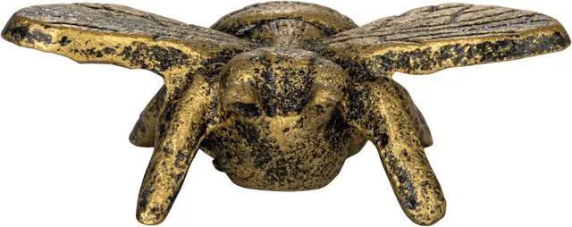 Alt view image 4 of 7 - Creative Co-Op Distressed Cast Metal Bee Bottle Opener, Gold