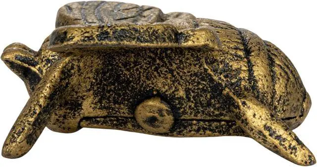 Alt view image 6 of 7 - Creative Co-Op Distressed Cast Metal Bee Bottle Opener, Gold