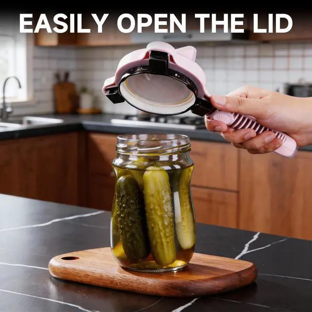 Alt view image 3 of 7 - 2026 New 4-in-1 Jar Opener, Adjustable Jar Opener for Seniors (Black)