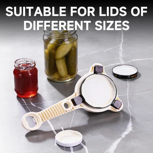 Alt view image 4 of 7 - 2026 New 4-in-1 Jar Opener, Adjustable Jar Opener for Seniors (Black)