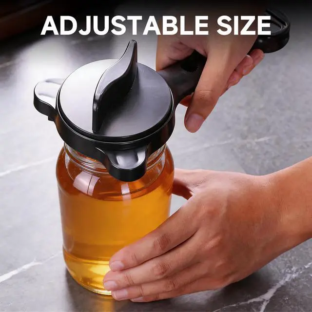 Alt view image 5 of 7 - 2026 New 4-in-1 Jar Opener, Adjustable Jar Opener for Seniors (Black)