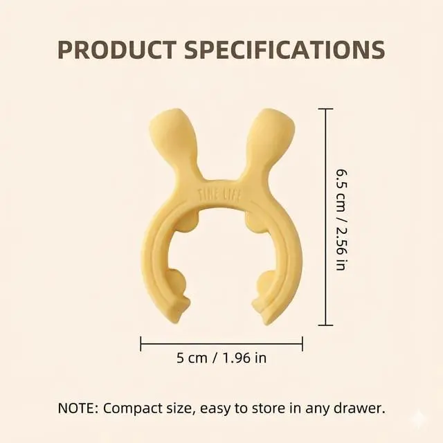 Alt view image 5 of 7 - 3-Pack Deer Antler Silicone Spoon Rest - 2-in-1 Clip-On Pot Handle Holder & Boil Over Guard, Heat Resistant Utensil Rest for Stovetop - Kitchen Gadget Gift Set (Yellow 3PCS)