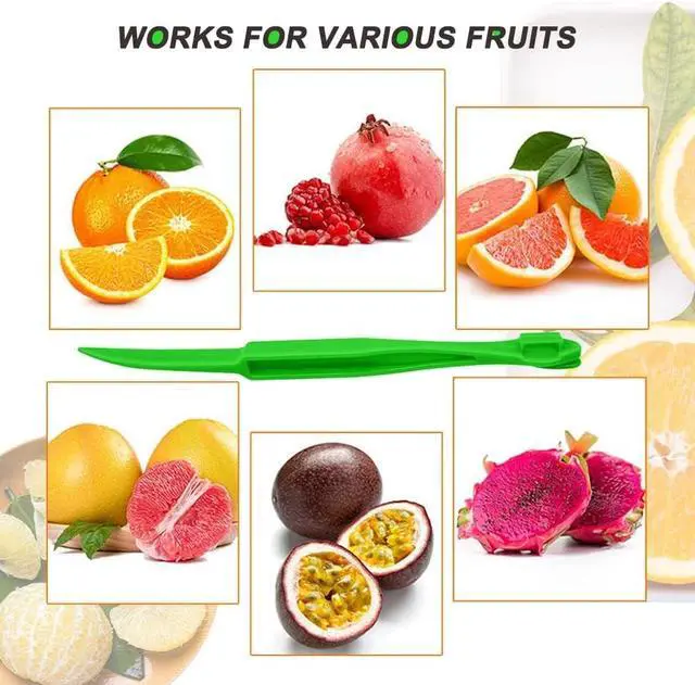 Alt view image 6 of 7 - Orange Citrus Peelers Citrus Lemon Citrus Peel Cutter Plastic Easy Slicer Cutter Peeler Remover Opener Kitchen Accessories Knife Cooking Tool Kitchen Gadget (4 Pack)