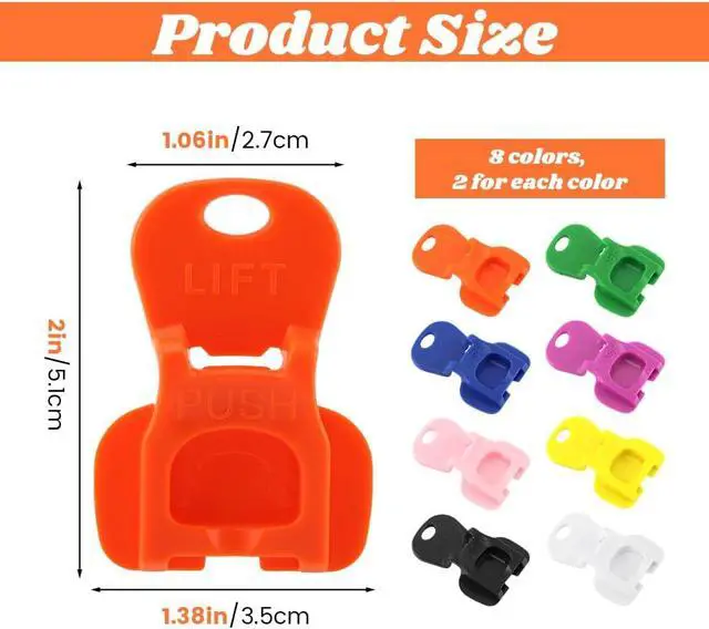 Alt view image 2 of 7 - 16PCS Easy Tab Opener & Drink Protector Reusable Soda Can Opener | Can Tab Lifters,Complete Cover Easy Tab Openers Drink Can Protector Cap for Soda Coke Beer