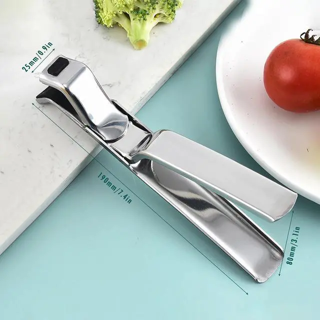 Alt view image 7 of 7 - 2PCS Stainless Steel Hot Plate Gripper Clips - Multi-Purpose Hot Bowl Dish Plate Gripper Clips Tongs Clamp Holder for Oven, Air Fryer, Steamer, Pots & Bowls, Non-Slip Design