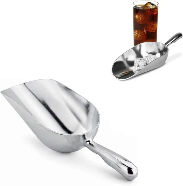 Alt view image 3 of 6 - 2 PCS Multipurpose Scoop 12oz Capacity | Works as freezer ice scoop & baking cookie scoop. Roundbottom shape for effortless scooping, sturdy kitchen multiuse tool
